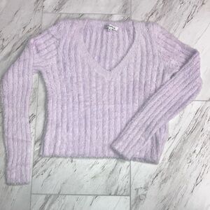 HOOKED UP RIBBED SWEATER